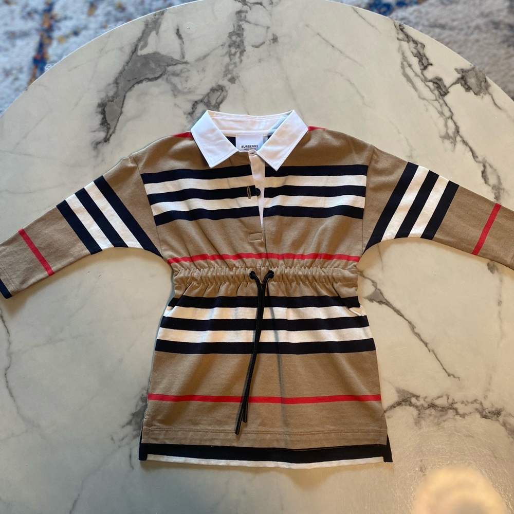 Burberry Multicolor Striped Polo Shirt